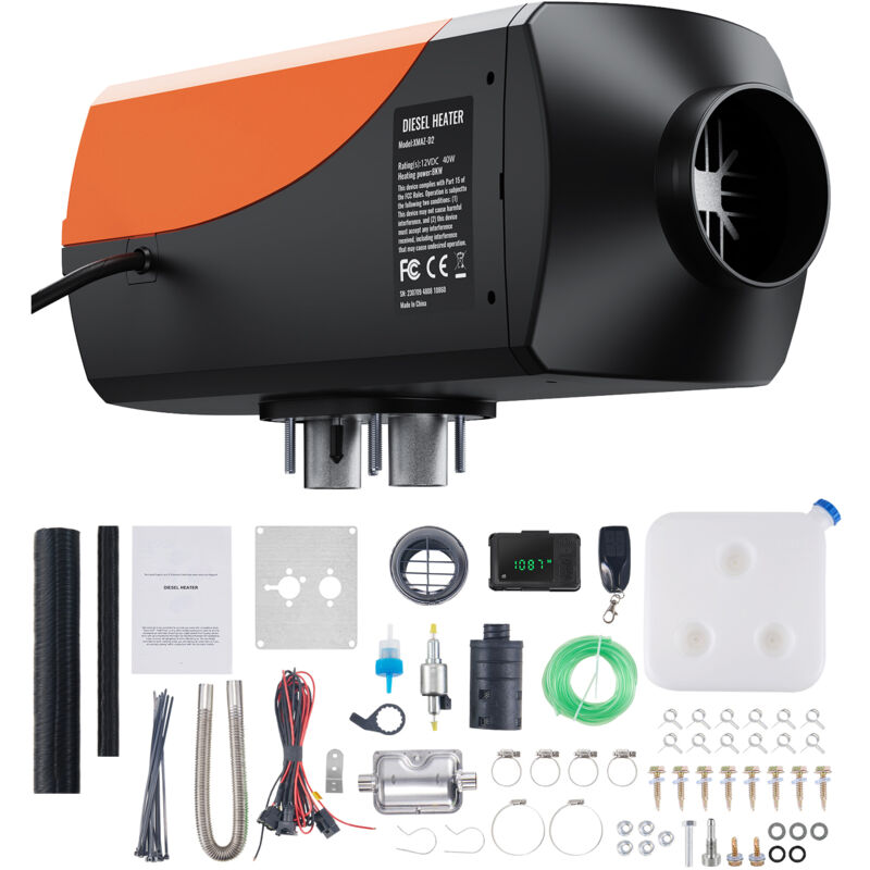 Mophorn - Chauffage à air diesel 12 v 8 kW, contrôle par application Bluetooth, écran lcd, convient pour voiture, bus, camping-car, utilisation en