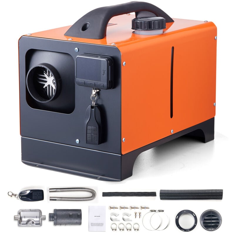 Mophorn - Chauffage à air diesel tout-en-un 12 v 8 kW, télécommande lcd, pour voiture, camping-car, intérieur