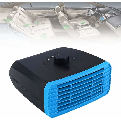 Chauffage À Plat De Voiture, Dégivreur De Ventilateur Électrique, Allume-Cigare Branché avec Ligne De 3,9 Pi / 1,2 M pour Voiture, Camion, Fourgonnette (Size : Blue 12V)