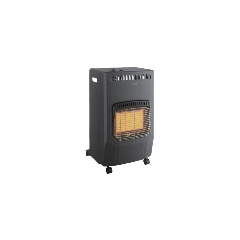 Vente-unique - Chauffage au gaz mobile et pliable - Noir - casody