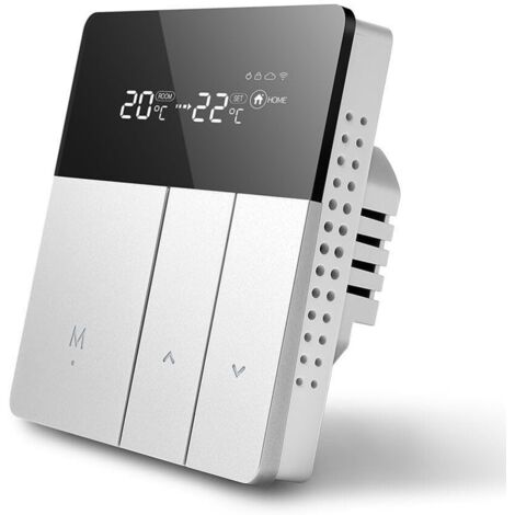 Chauffage au sol électrique pour thermostat WiFi TRV eau gaz chaudière (16A)