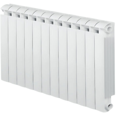 Chauffage central fonte aluminium 12 éléments blanc KLASS 700, 1776w