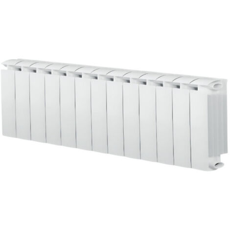 Chauffage central fonte aluminium 13 éléments blanc KLASS 350, 1105w