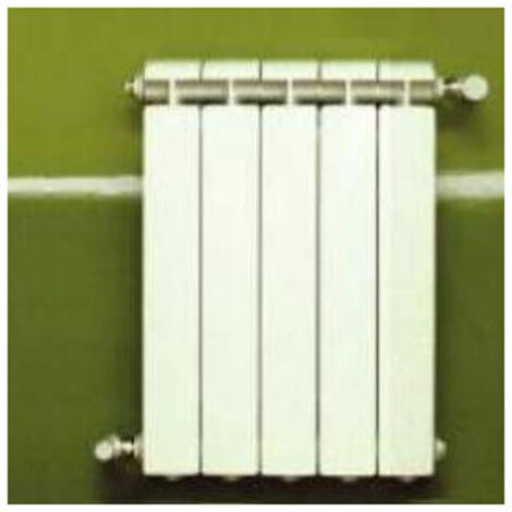 Chauffage central fonte aluminium 5 éléments blanc KLASS 700, 740w