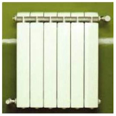 Chauffage central fonte aluminium 6 éléments blanc KLASS 500, 696w