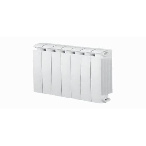 Chauffage central fonte aluminium 7 éléments blanc KLASS 350, 595w