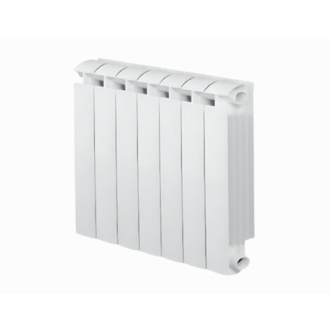 Chauffage central fonte aluminium 7 éléments blanc KLASS 600, 924w