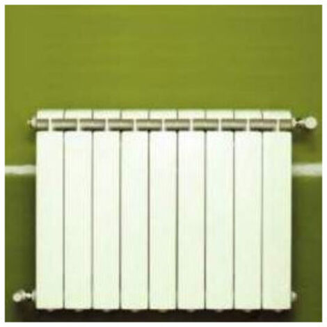 Chauffage central fonte aluminium 9 éléments blanc KLASS 700, 1332w