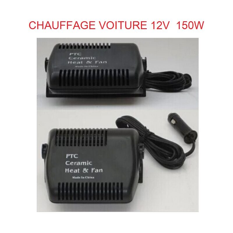 Peraline - Chauffage ceramique 12v 150w pour voiture , camping car