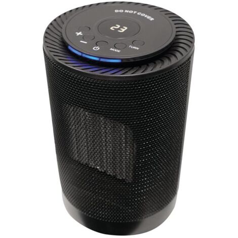 Chauffage céramique 220V 1200W – Ultra-compact et léger – Pivote à 70° pour chaleur uniforme – Idéal pour camping car et fourgon – Haba