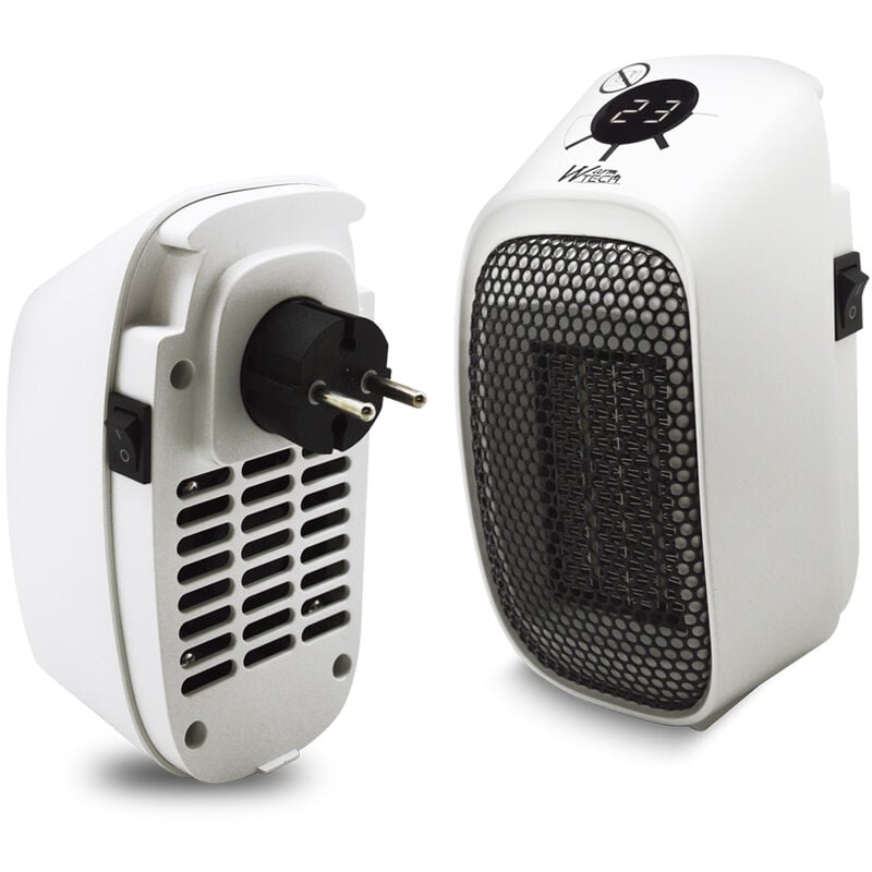 Warm Tech - Chauffage céramique Plug in 400W