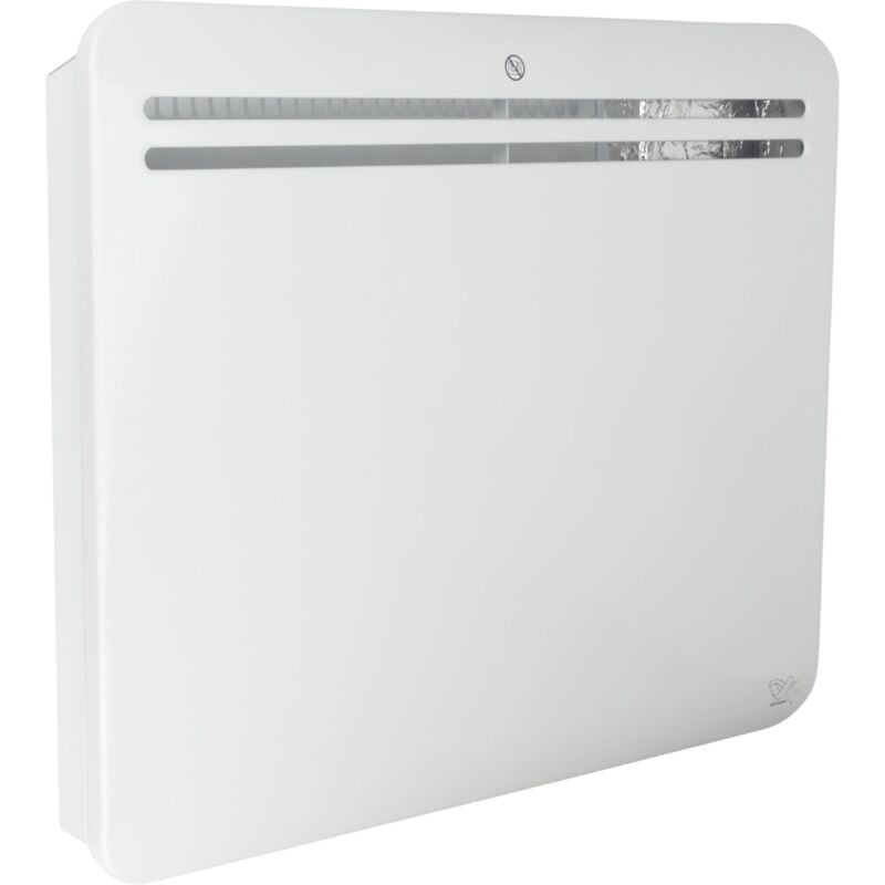 Chauffage connecté Wifi inertie sèche fonte - Blanc - 1000W Voltman