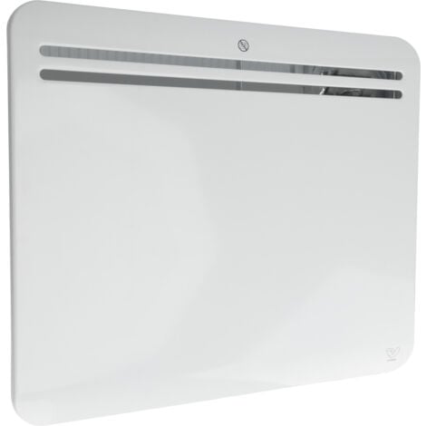 Chauffage connecté Wifi inertie sèche fonte - Blanc - 750W - Voltman