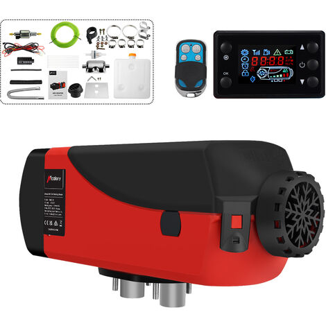 Chauffage d'air diesel 8KW 12V Diesel Réchauffeur d'Air LCD avec Télécommande Silencieux Réservoir de Carburant pour voiture Auto
