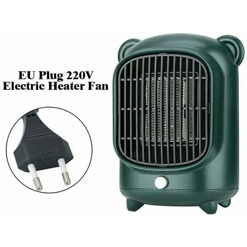 Alovez - Chauffage d'appoint 500W, ptc Radiateur Soufflant Céramique, Chauffage Electrique, 90°Oscillation, Protection Multiple, 2 Modes, Salle de