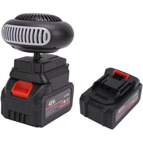 Chauffage D'appoint alimenté par Batterie, Chauffage de Voiture Portable 170 W avec 2 Ports USB et Conception Anti-basculement, Intérieur D'automobile pour