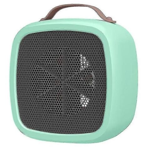 Chauffage d'appoint alimenté par batterie – Mini radiateur soufflant électrique compact avec thermostat