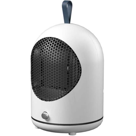 Chauffage d'appoint - Chauffage d'appoint - 500 W - Chauffage de table multifonction - Blanc
