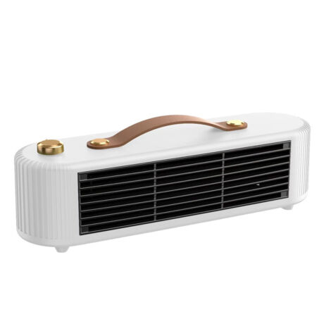 Chauffage d'appoint économe en énergie avec 2 réglages et contrôle thermostatique, poignée de transport compacte, chauffage d'appoint pour lit