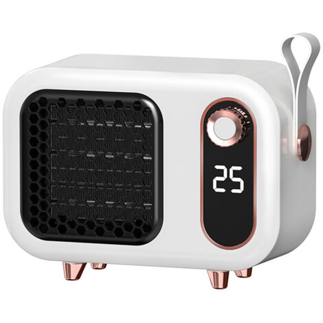 Chauffage D'appoint Economique, Radiateur Electrique Chauffage Soufflant 1000W-Blanc