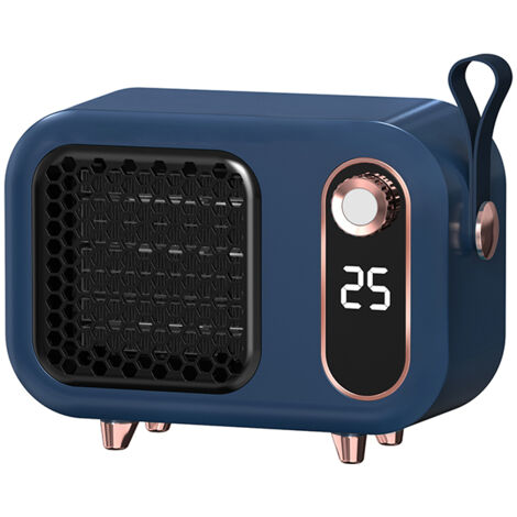 Chauffage D'appoint Economique, Radiateur Electrique Chauffage Soufflant 1000W-bleu