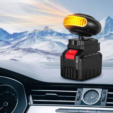 Chauffage d'Appoint Portable à Batterie Mini Rechargeable [Defogger Anti-Tilt Silencieux] - ABS 1300mAh pour Voiture Bureau Espaces Restreints