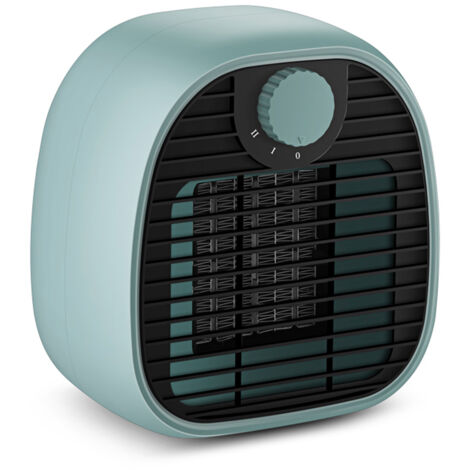 Chauffage d'appoint portable efficace 1000 W Chauffage de bureau électrique en céramique PTC d'intérieur pour le bureau à domicile