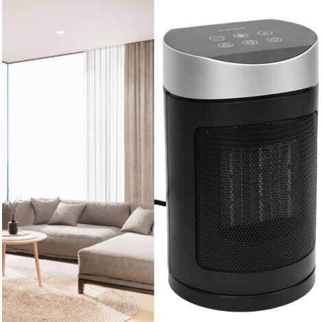 【Chauffage d'appoint】 Radiateur PTC 1500W Oscillation 70° Rapide et Silencieux avec Commande à Distance 220V pour Bureau et Maison