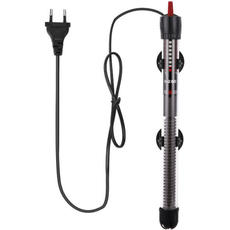 Chauffage d'Aquarium 100W, Thermostat Réglable 20-34 °C, Chauffage en Verre Submersible pour Réservoirs à Poissons et Aquarium 50-100Litres