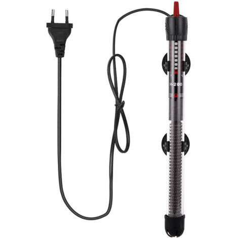Chauffage d'Aquarium 100W, Thermostat Réglable 20-34 °C, Chauffage en Verre Submersible pour Réservoirs à Poissons et Aquarium 50-100Litres