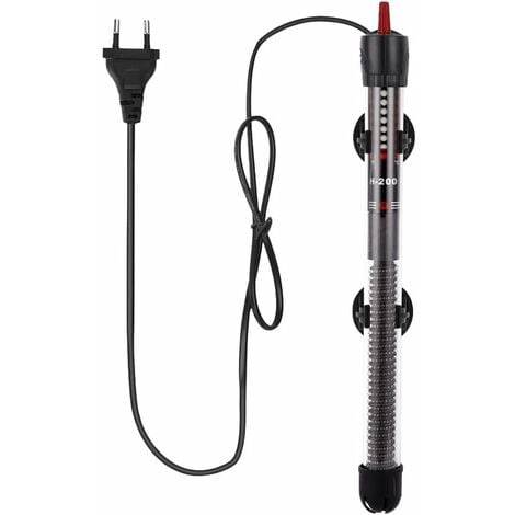 Chauffage D'aquarium, 300W 375L Chauffage d'aquarium, Chauffage d'aquarium à Thermostat réglable, Chauffage d'aquarium avec ventouses, pour Aquariums et Aquariums (220-240V)
