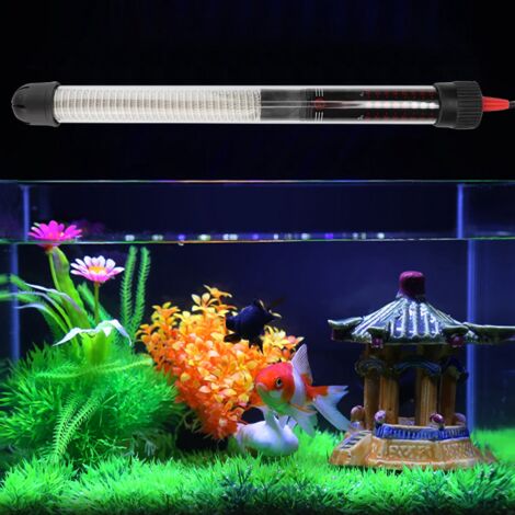 Chauffage d'aquarium submersible automatique à température constante 200 W, avec tige chauffante (prise UE 220 V).