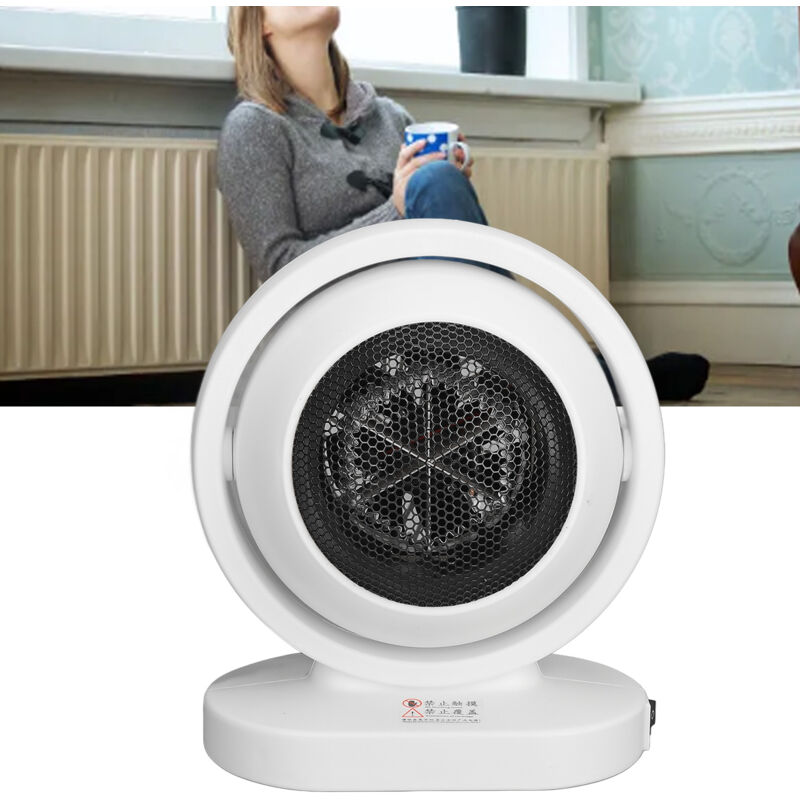 Trimec - Chauffage de bureau haute puissance chauffage rapide économie d'énergie Portable petit radiateur électrique personnel pour la maison blanc