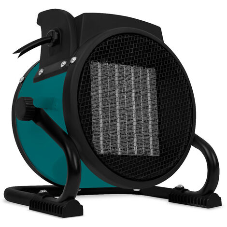 Chauffage de chantier électrique 2000W – Ventilateur intégré pour espaces jusqu'à 20m² – Thermostat réglable – EH501AC