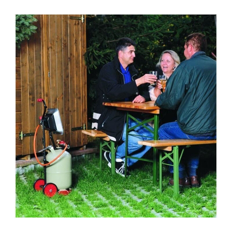 Rothenberger - Chauffage mobile infrarouge - Brasero Piezo - Gris