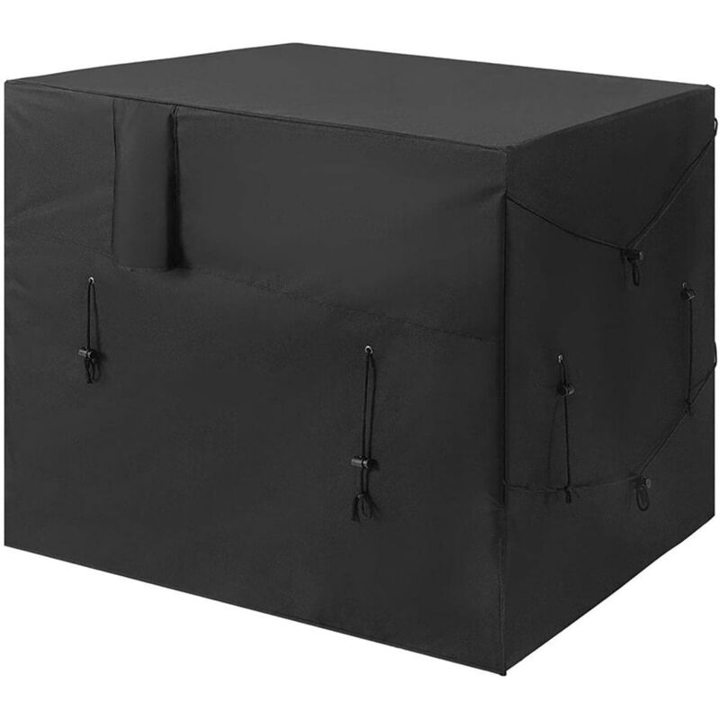 Chauffage de piscine, pompe à chaleur réglable, tissu Oxford imperméable 210D pour climatiseur, mobilier d'extérieur, 101 x 86 x 78 cm