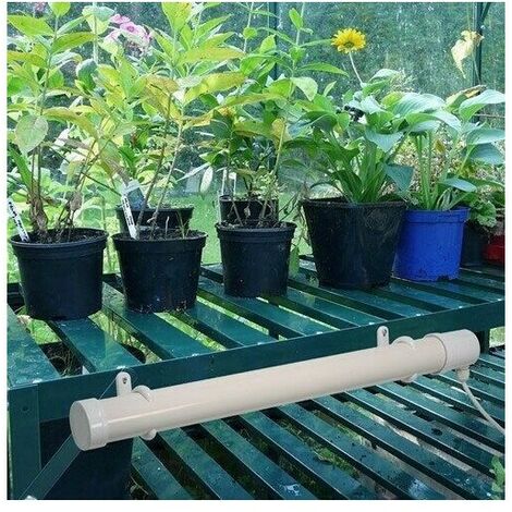 Radiateur tubulaire électrique 55 W pour serre de jardin, Culture