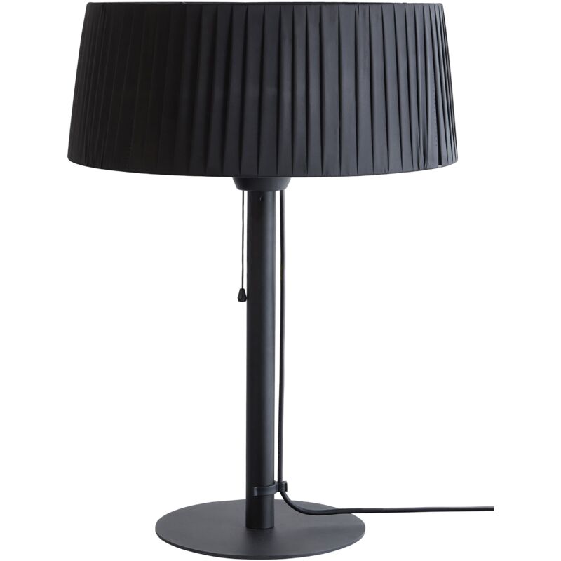 Beliani - Chauffage de Terrasse Moderne en Acier Autoportant Électrique 1500 w Halogène Portatif Accessoire de Jardin Patio Noir Olleria