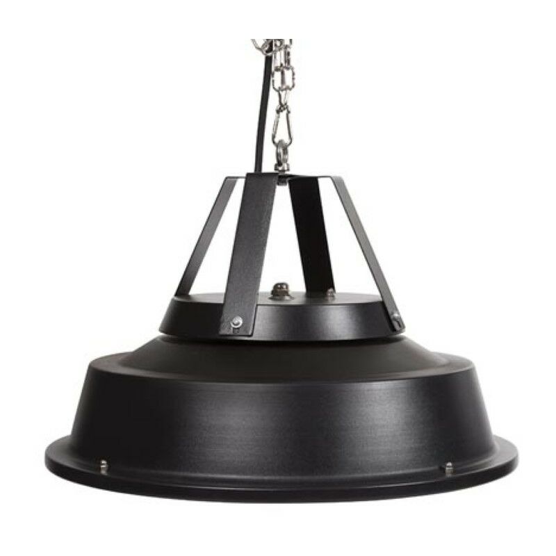 Chauffage de terrasse suspendu, 1500 w, carbone, à suspendre, avec chaîne de suspension, 1 niveau de chauffe, protection contre les jets d'eau,