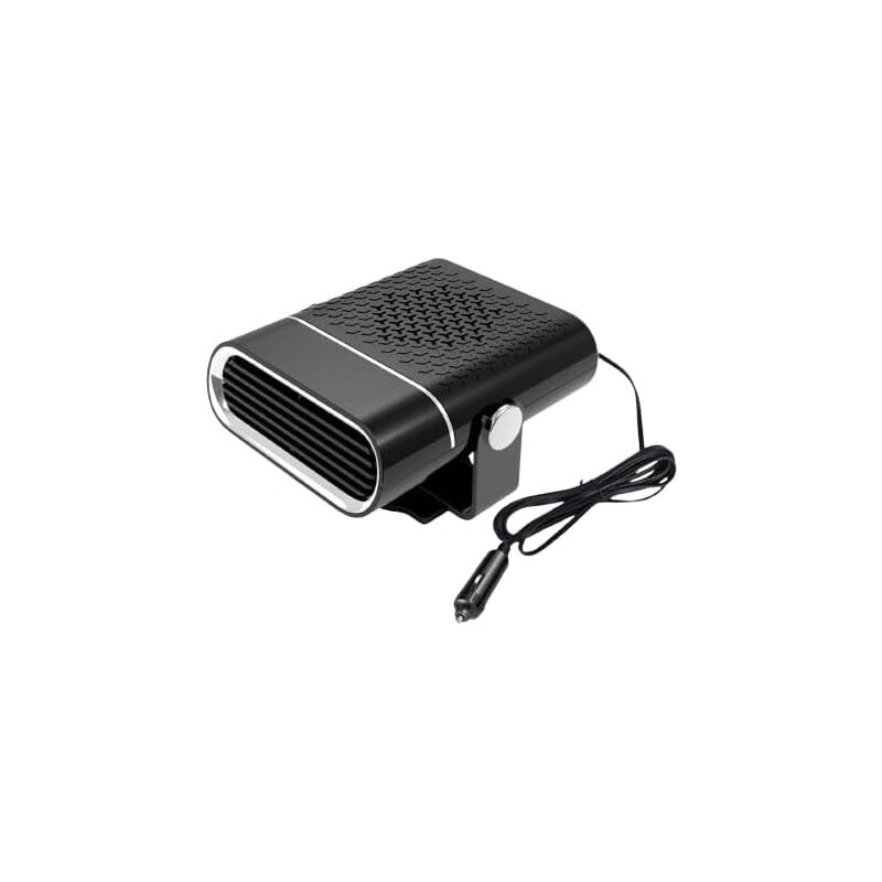 Chauffage de voiture 12 V 150 W multifonction portable désembueur dégivreur avec prise allume-cigare 2 en 1 fonction de chauffage et de