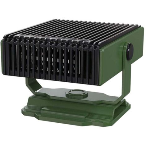 Chauffage de voiture 12 V, désembueur d'hiver haute puissance (vert foncé 12 V)