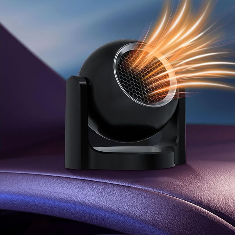 Chauffage de voiture 12V 150W, ventilateur de chauffage rapide 2 en 1, chauffage et refroidissement du pare-brise