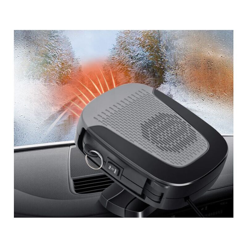 Chauffage de Voiture 12V 150W Voiture Portable 2 en 1 Céramique Chauffage Refroidissement Chauffage Ventilateur Dégivreur Antibuée