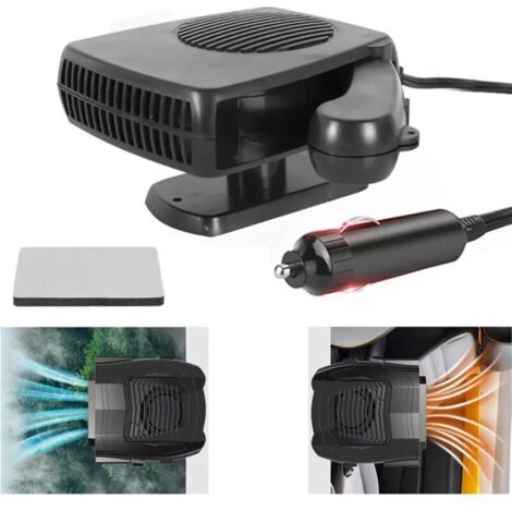 Chauffage de voiture 12V 200W Portable 360 degrés réglable ventilateur de chauffage électrique purificateur d'air pare-brise anti-buée dégivreur