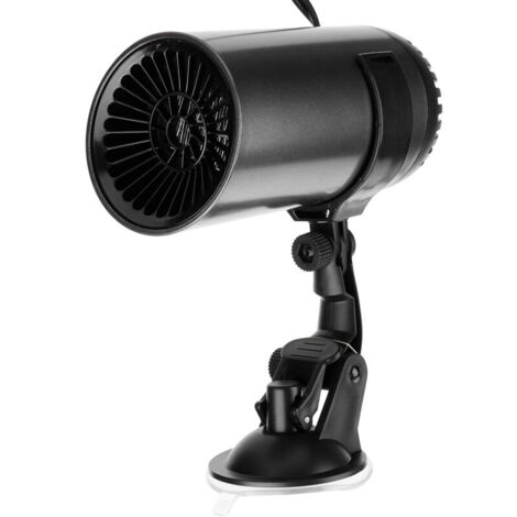 Chauffage de voiture 150W 12V – Ventilateur dégivreur 2 en 1 – Dégivrage rapide et désembuage – Installation facile avec ventouse