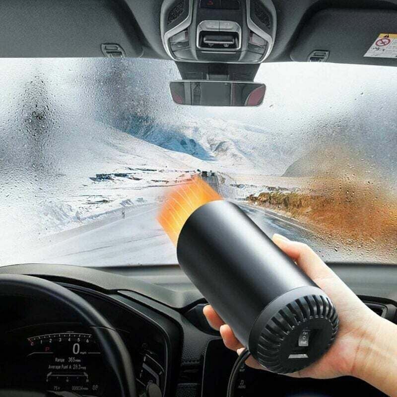 Chauffage de voiture 2 en 1 portable et refroidisseur, 12 v 150 w, chauffage rapide, dégivreur et dégivreur pour pare-brise avant,