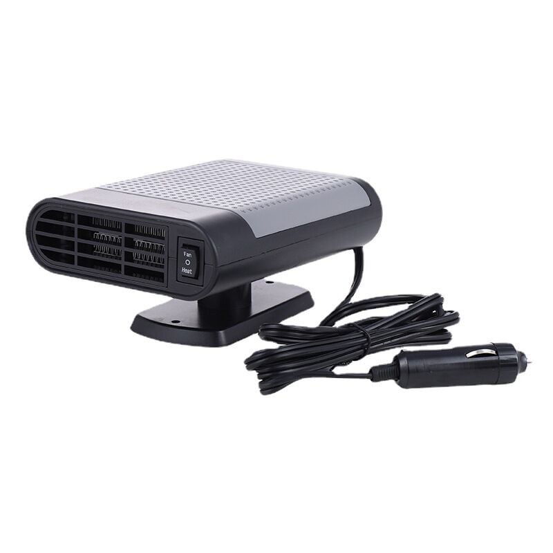 Chauffage de voiture, 24V portable avec chauffage et refroidissement 2 en 1 pour chauffage rapide, dégivrage et désembuage, ventilateur de pare-brise