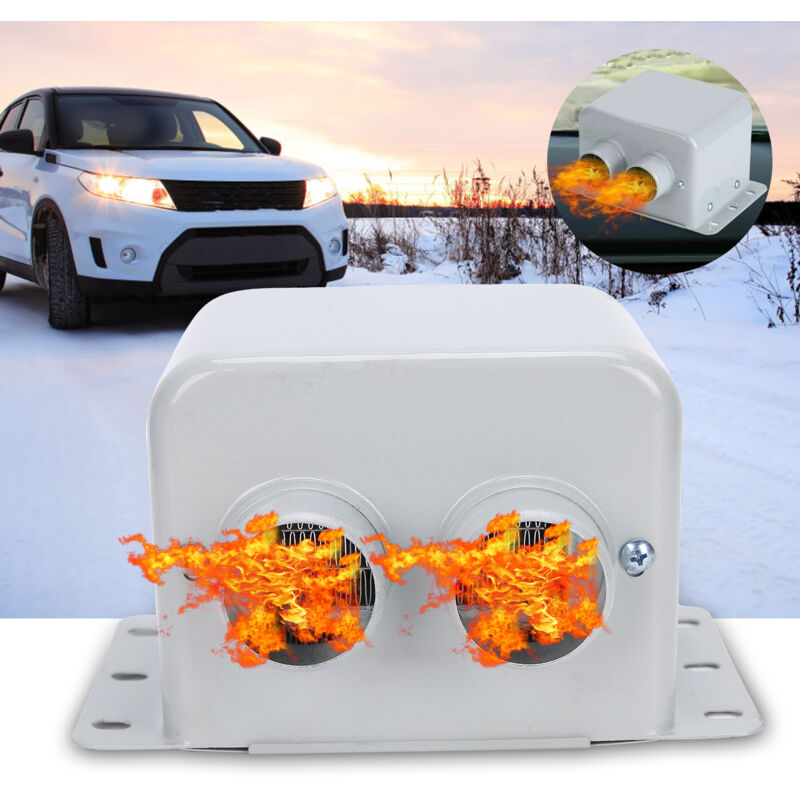 Chauffage de voiture 400-600W 12V, chauffage rapide en hiver, pare-brise, anti-brouillard, à faible bruit