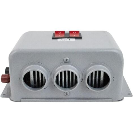 YOZHIQU Chauffage de Voiture Compact 12V, 3 Trous 600W à 800W 12V Chauffage de Voiture Réchauffeur de Givre à Faible Bruit Chauffage de Voiture 3 Trous
