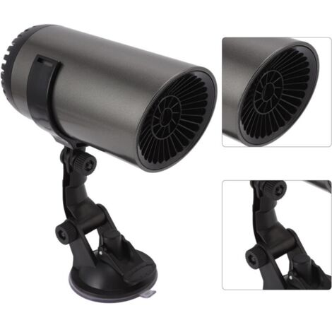 Chauffage de voiture. désembuage du pare-brise avant. dégivrage. purification de l'air. 12V. avec support à ventouse